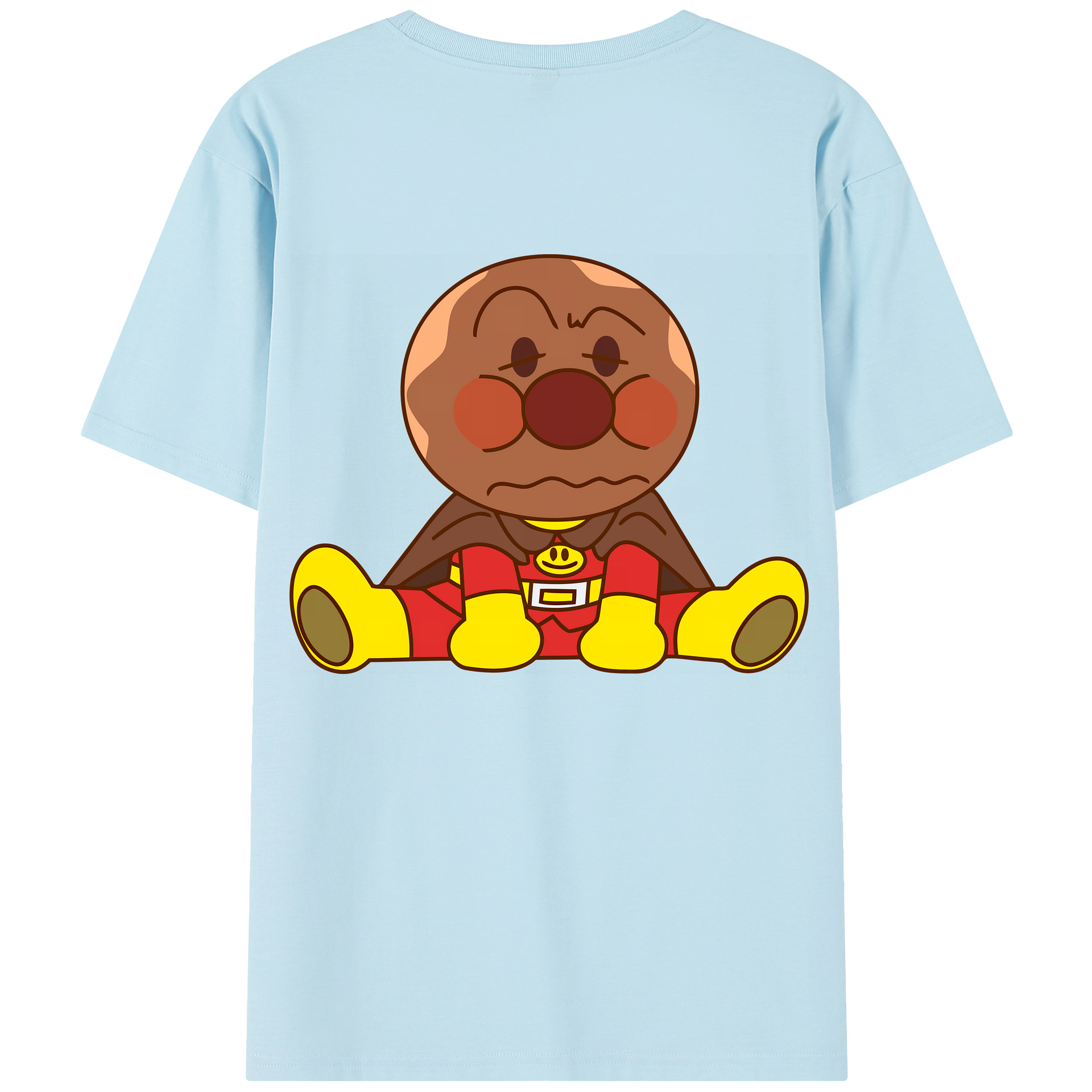 （画像用） アンパンマン Anpanman 綿100％半袖Tシャツ（背面プリント）